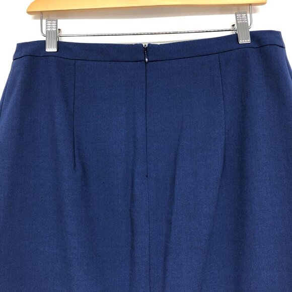 Simons' Contemporaine Blue Pencil Mini Skirt size 8 - Picture 8 of 11